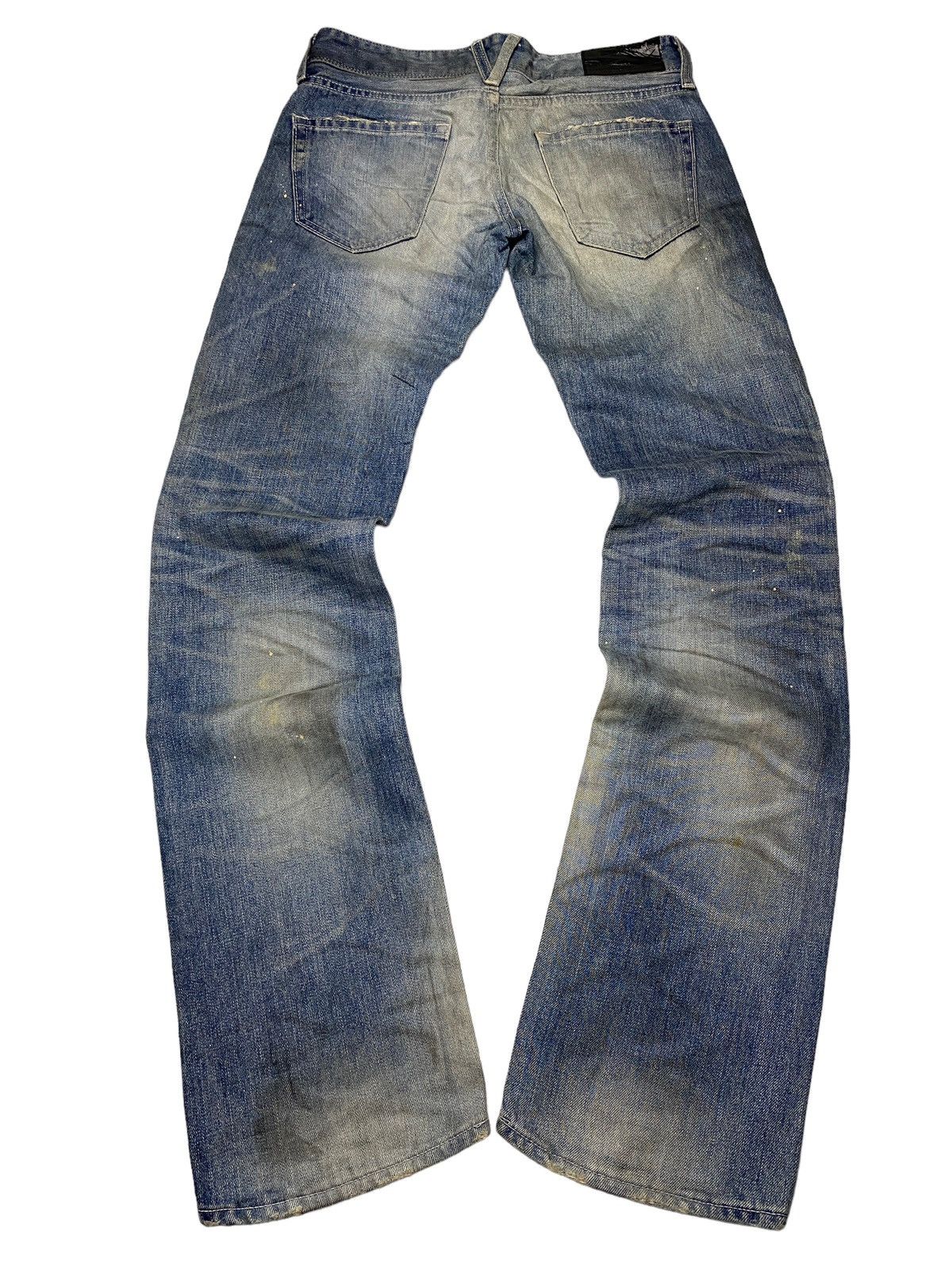 If Six Was Nine Vanquish Murder License Flared Distressed Jeans Size US 29 - 2 Thumbnail