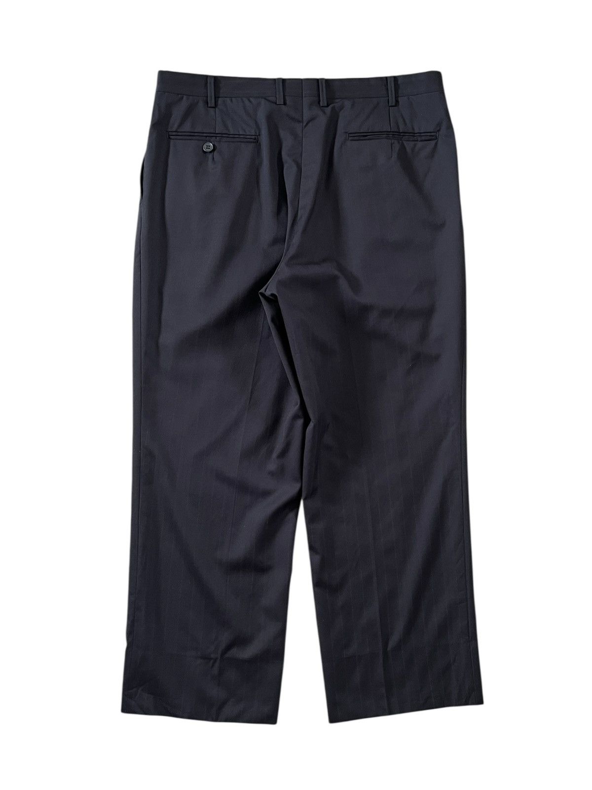 Balenciaga Vintage Balenciaga Pin Stripe Wool Casual Pants Size US 34 / EU 50 - 2 Thumbnail