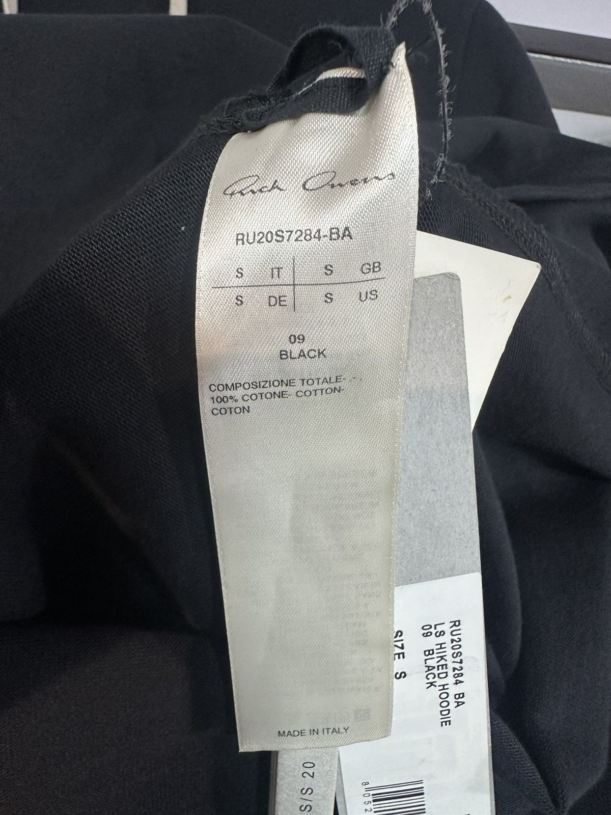 Rick Owens Rick Owens Tecuatl SS20 Hiked Hoodie Size US S / EU 44-46 / 1 - 4 Thumbnail