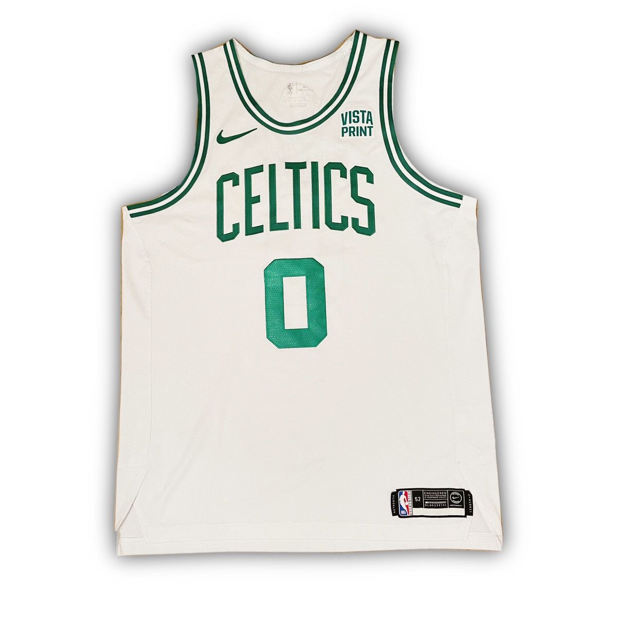 Image of NBA x Nike Unisex Nike Jayson Tatum White Boston Celtics Jersey, Men's (Size XL)