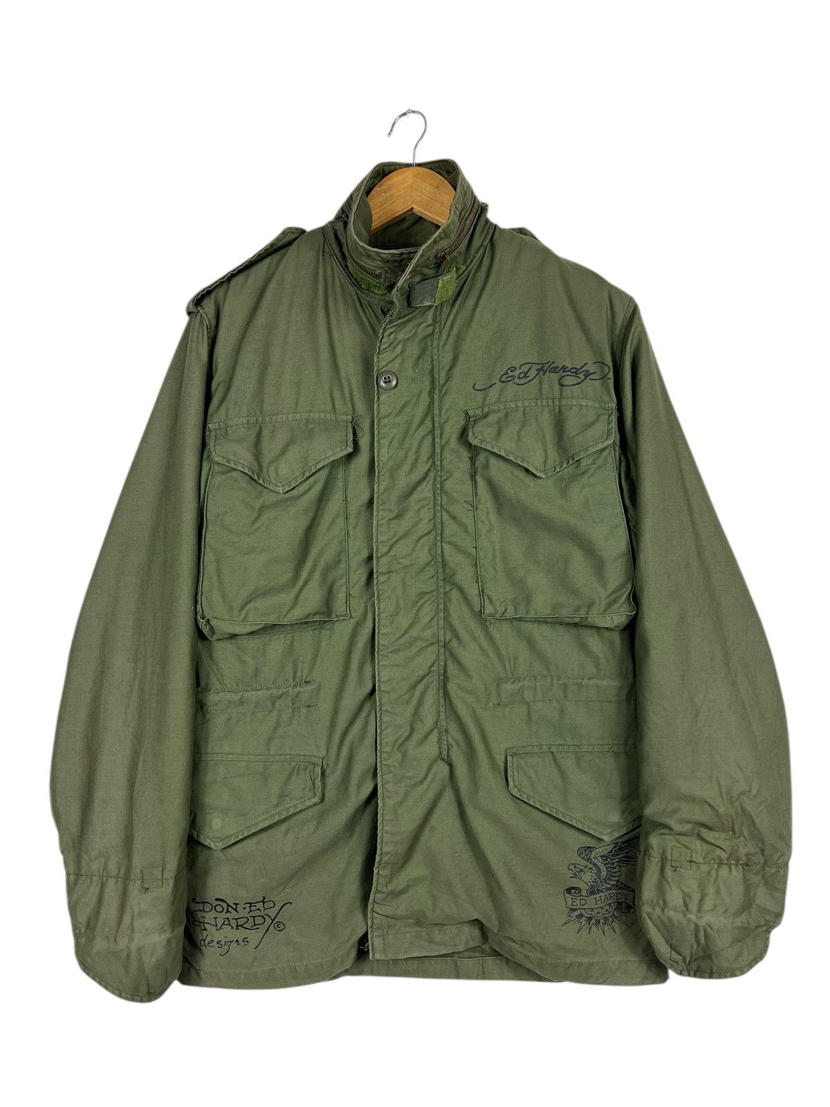 Ed Hardy Vintage Ed Hardy Alpha Industries M 65 Field Jacket Size US S / EU 44-46 / 1 - 3 Thumbnail