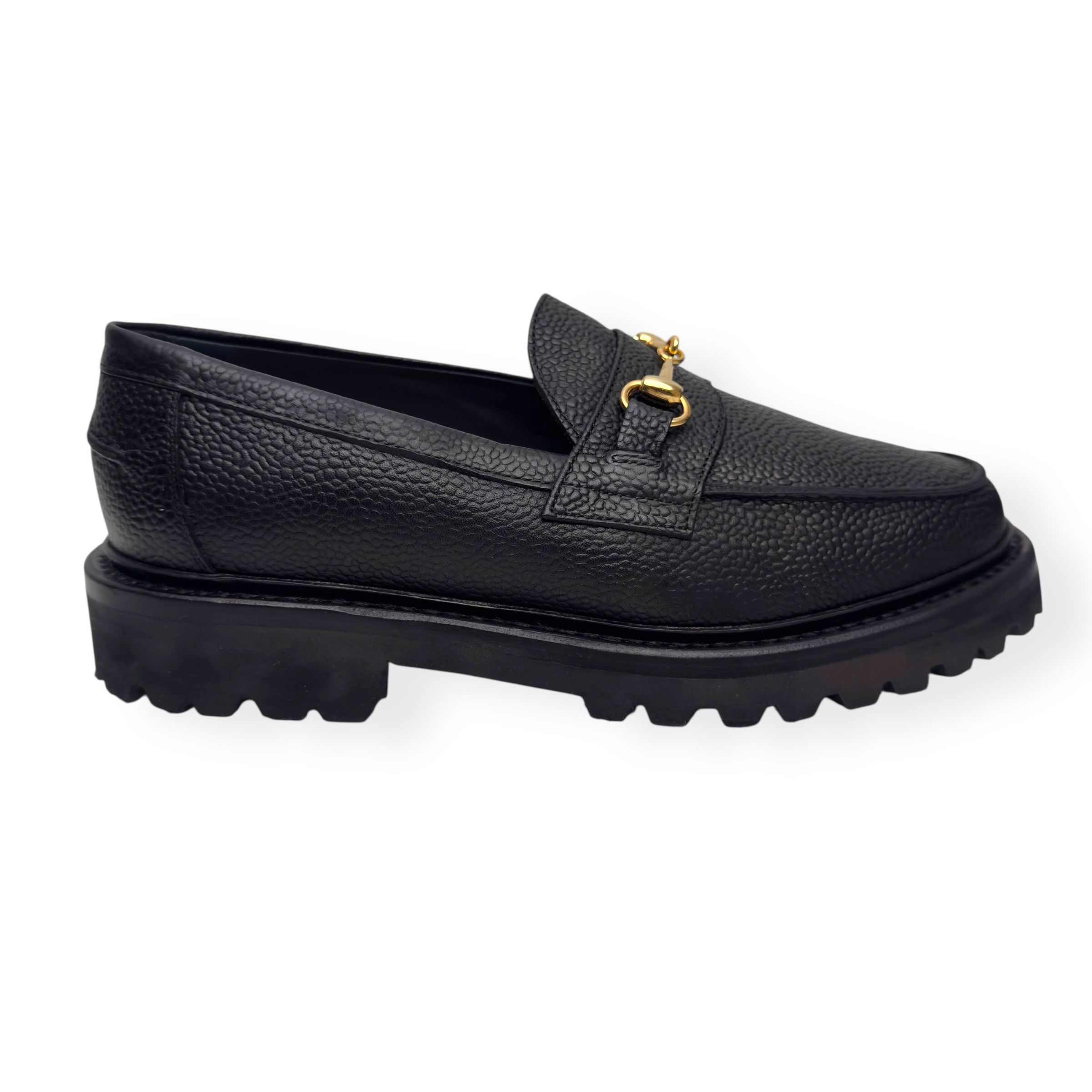 Blackstock & Weber BLACKSTOCK & WEBER THE MASON HORSE BIT LOAFER ONYX US6 / UK5 Size US 6 / EU 39 - 1 Thumbnail