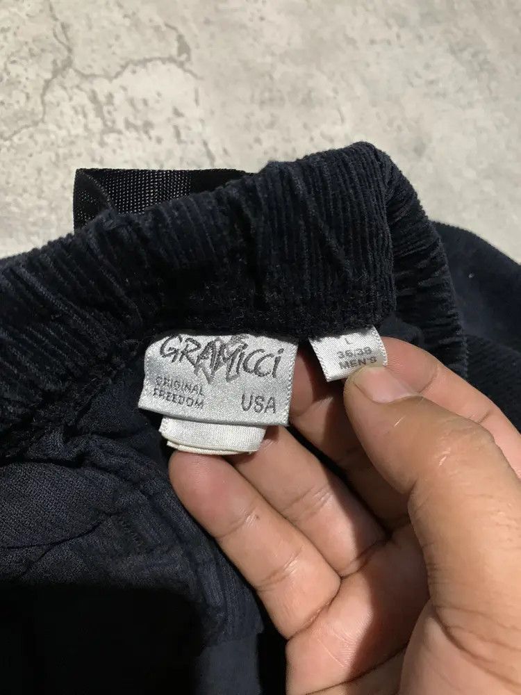 Gramicci Gramicci black Corduroy belted loose tapared pants Size US 36 / EU 52 - 11 Thumbnail
