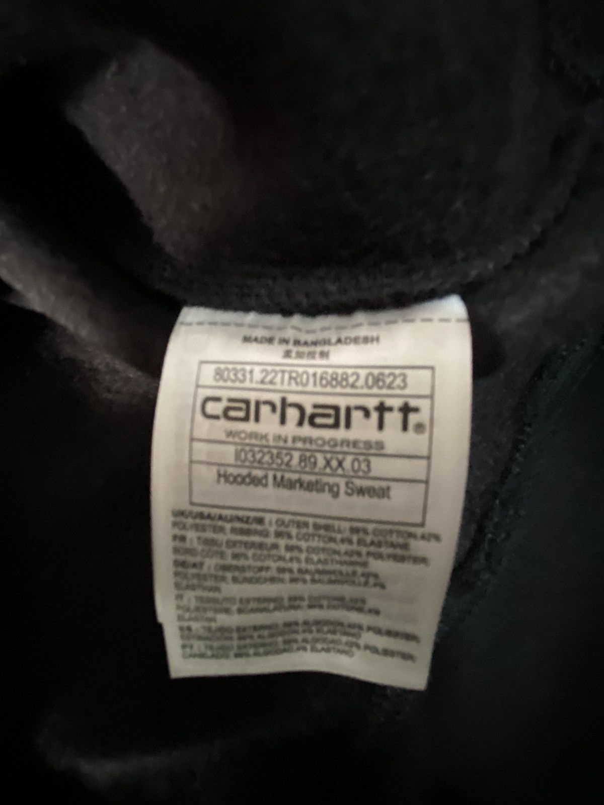Carhartt Wip Carhartt Wip x BTSN sweatshirt size M black with new Size US M / EU 48-50 / 2 - 17 Thumbnail