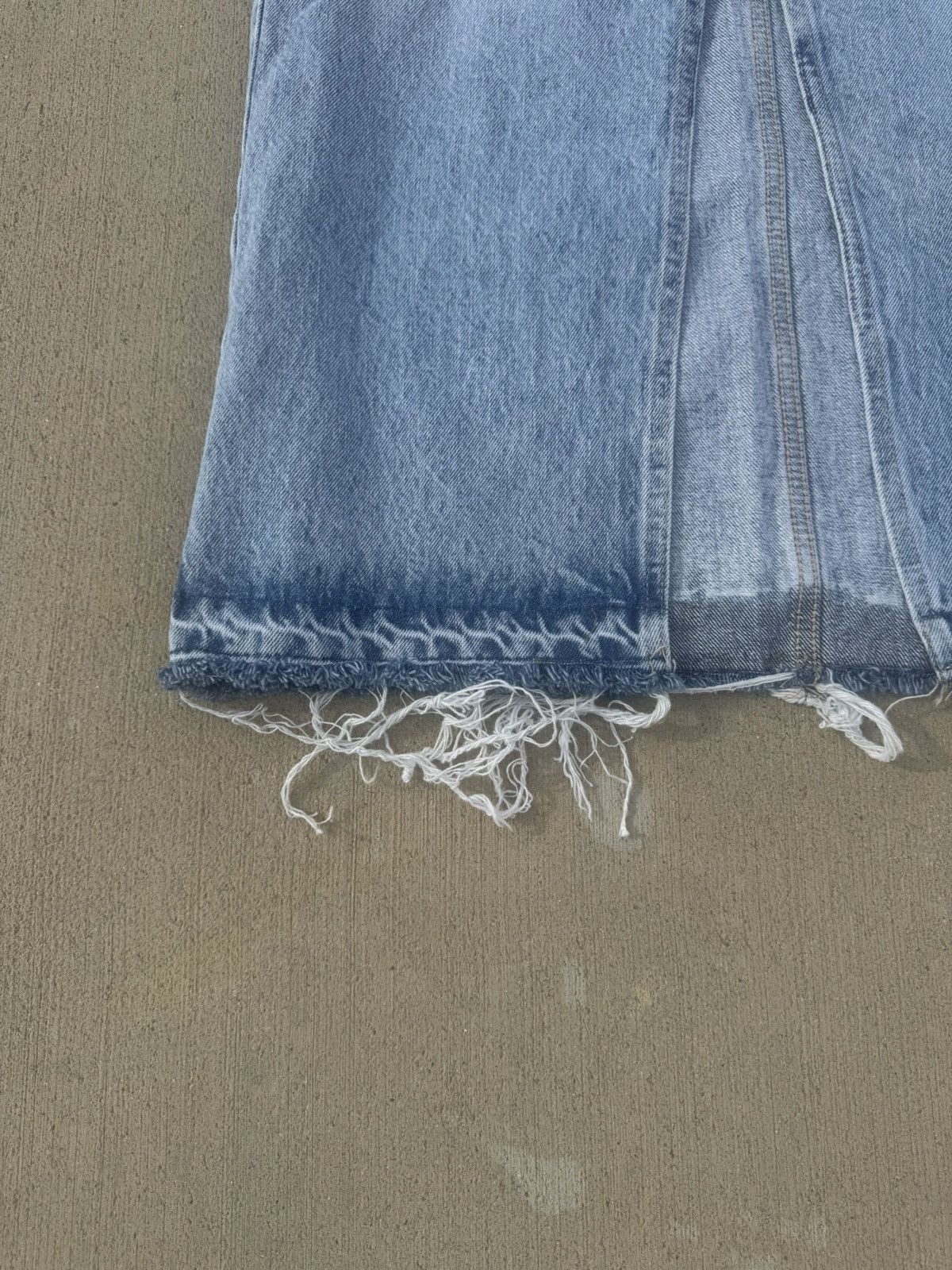 Pull & Bear Long Denim Skirt Size 26" / US 2 / IT 38 - 2 Thumbnail