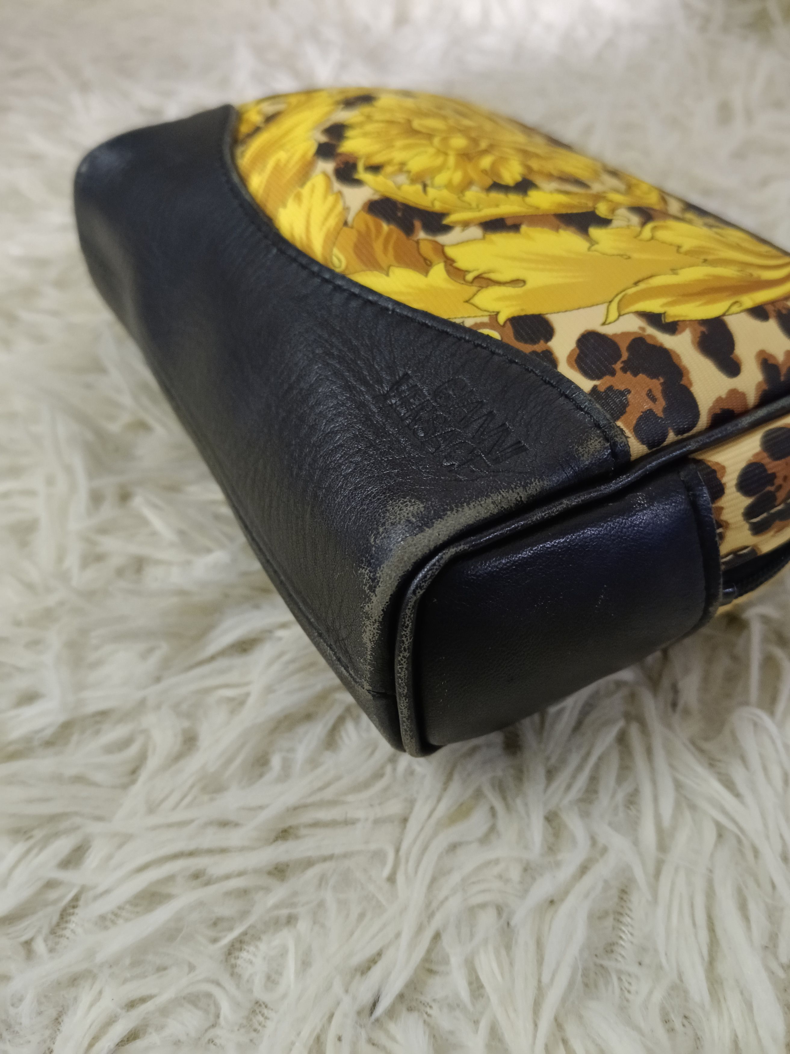 Versace VERSACE Vintage Leopard Print Mini Clutch Size ONE SIZE - 9 Thumbnail