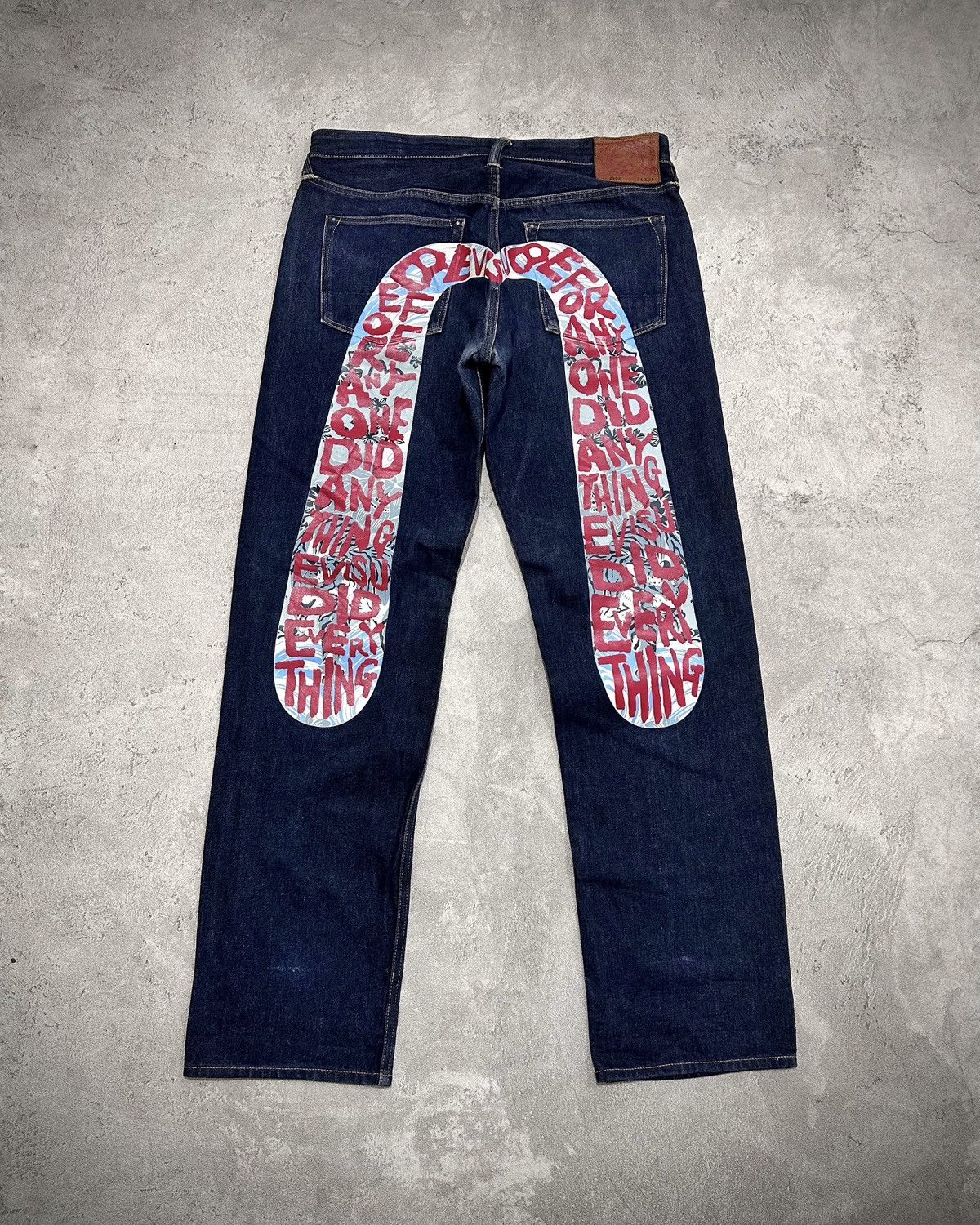 Evisu Evisu Daicock Red Line Selvedge Jeans Size US 34 / EU 50 - 1 Thumbnail