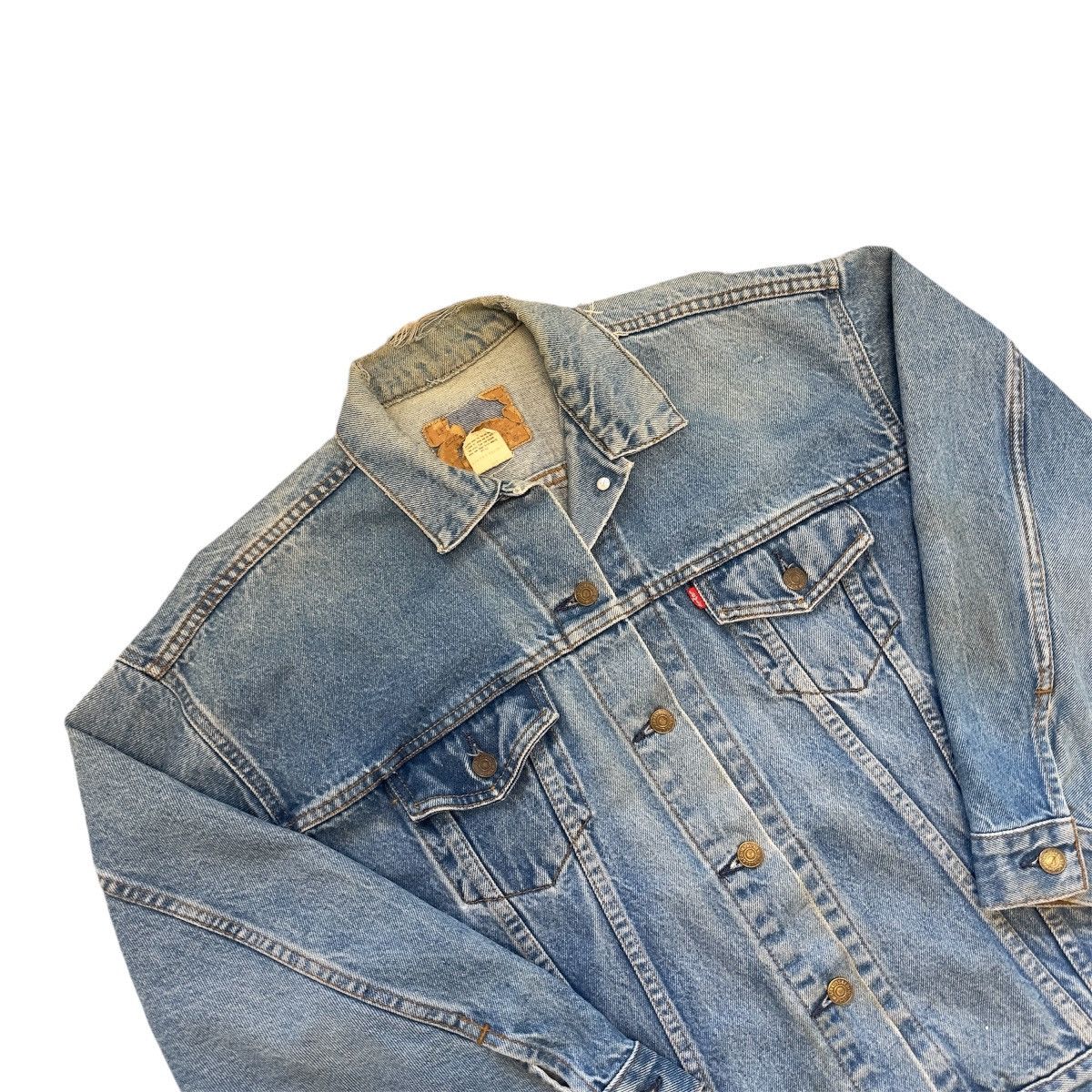 Levi's Levi’s distressed denim jacket Size US M / EU 48-50 / 2 - 2 Thumbnail
