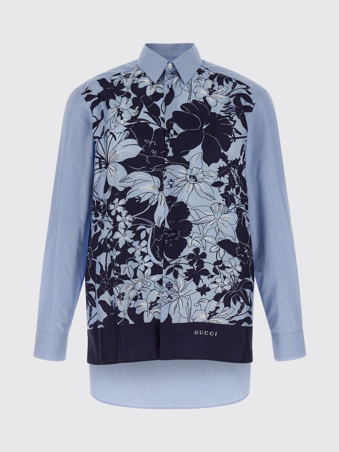 Gucci Gucci Shirt Men Blue Size US M / EU 48-50 / 2 - 1 Thumbnail