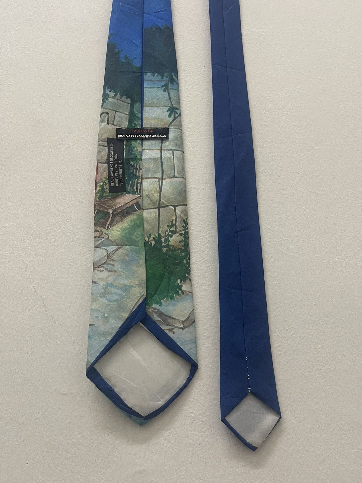 Vintage Rare Vintage NEAL LAWRENCE Neckwear Jesus Shepherd Pop Art Size ONE SIZE - 4 Thumbnail