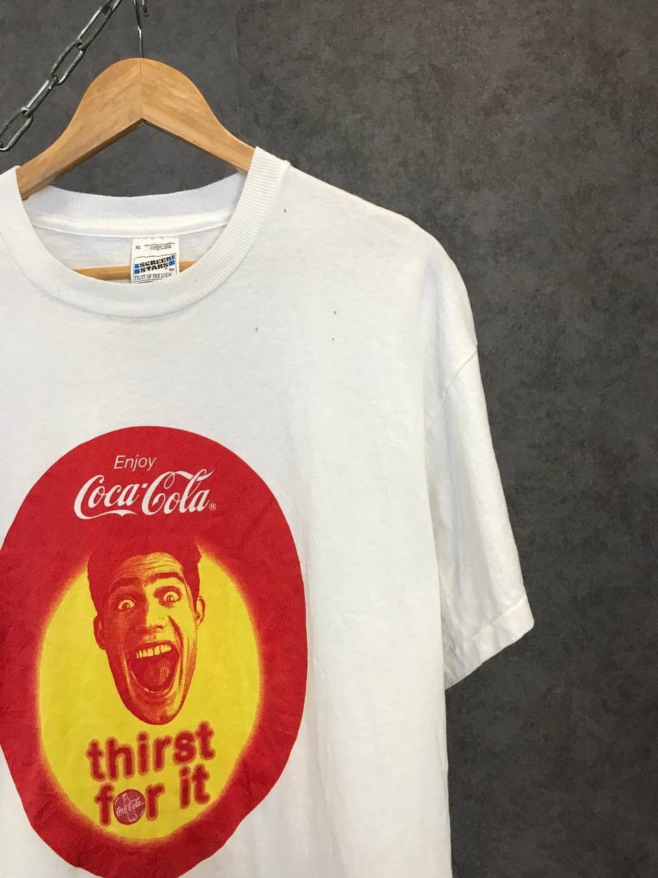 Coca Cola × Vintage Coca Cola vintage made in USA cult tee Size US XL / EU 56 / 4 - 2 Thumbnail