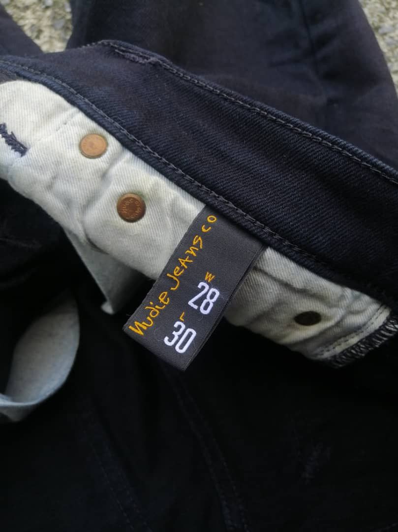 Nudie Jeans Nudie Jeans N796 Tight Long John Org. Black Black Jeans Size 28" / US 6 / IT 42 - 6 Thumbnail