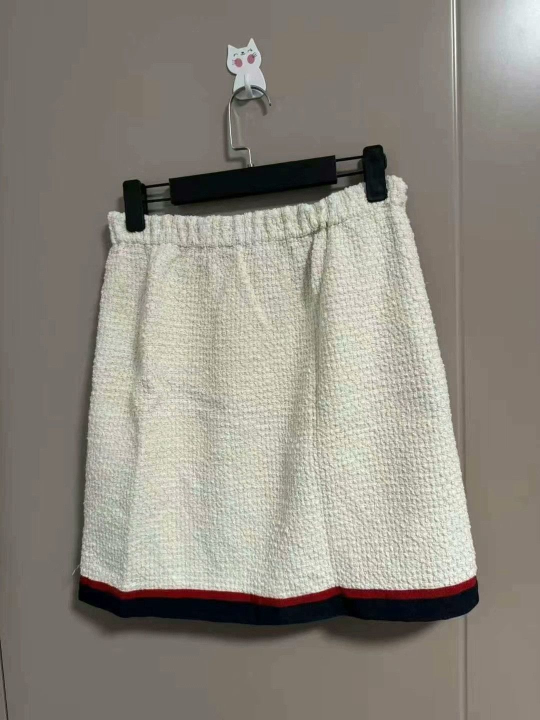 Gucci gucci woven striped skirt in off-white Size 40" / US 18 - 1 Thumbnail
