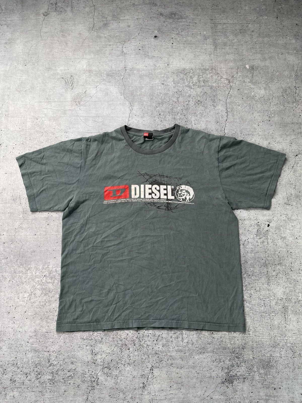 Other Vintage Avant-Garde Diesel Big logo T-Shirt Japan Style Size US XL / EU 56 / 4 - 3 Thumbnail