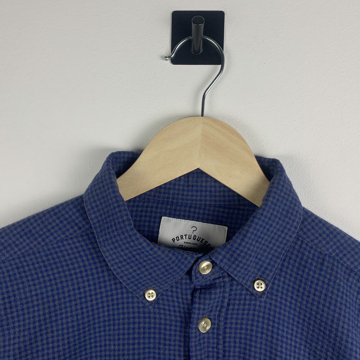 Portuguese Flannel Portuguese Flanell Shirt Buttons Up Checkered Size M Blue Size US M / EU 48-50 / 2 - 7 Thumbnail