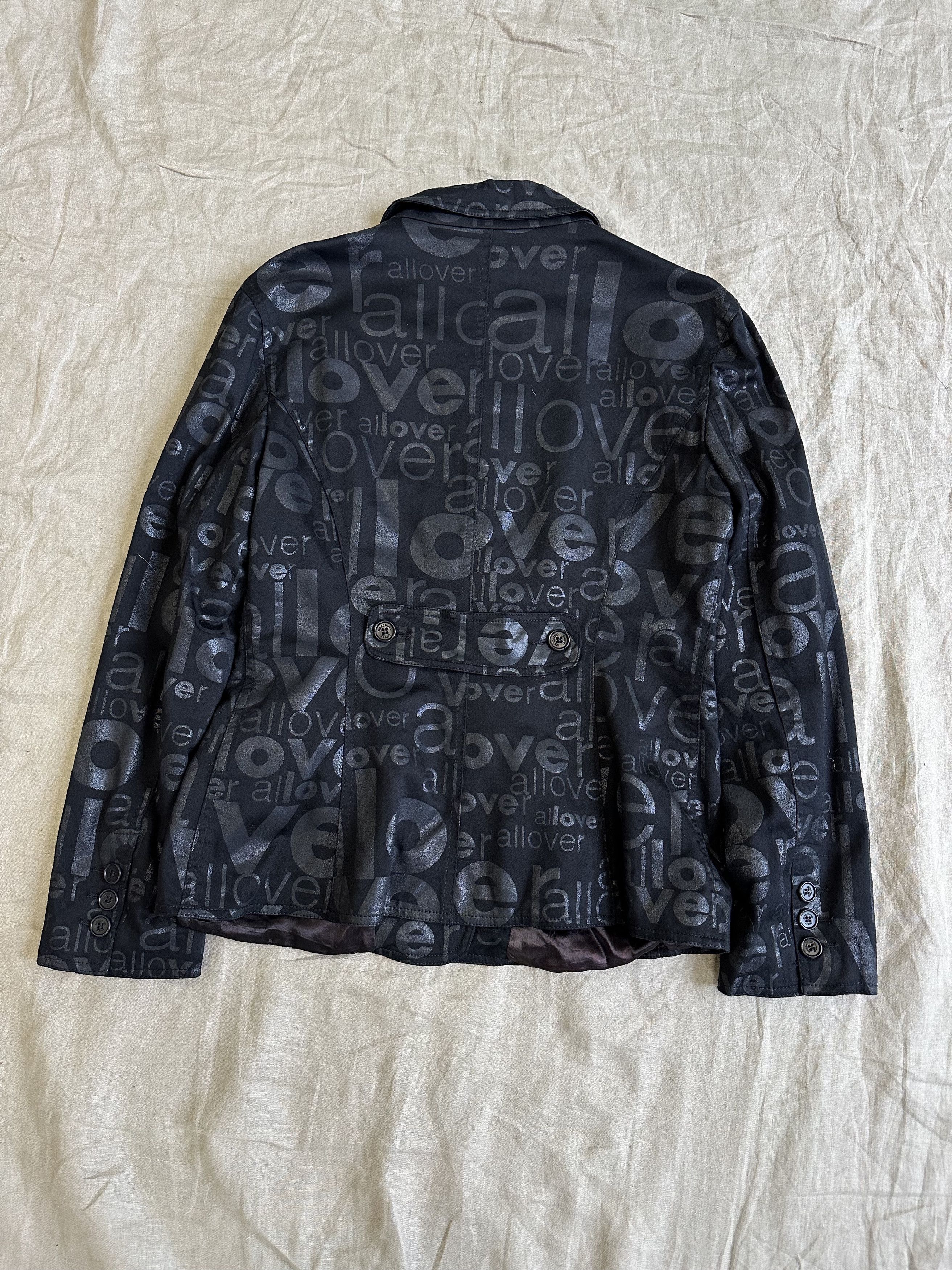 Moschino Moschino Jeans Vintage Letter Patern Blazer Jacket 6356AC Size L / US 10 / IT 46 - 6 Thumbnail