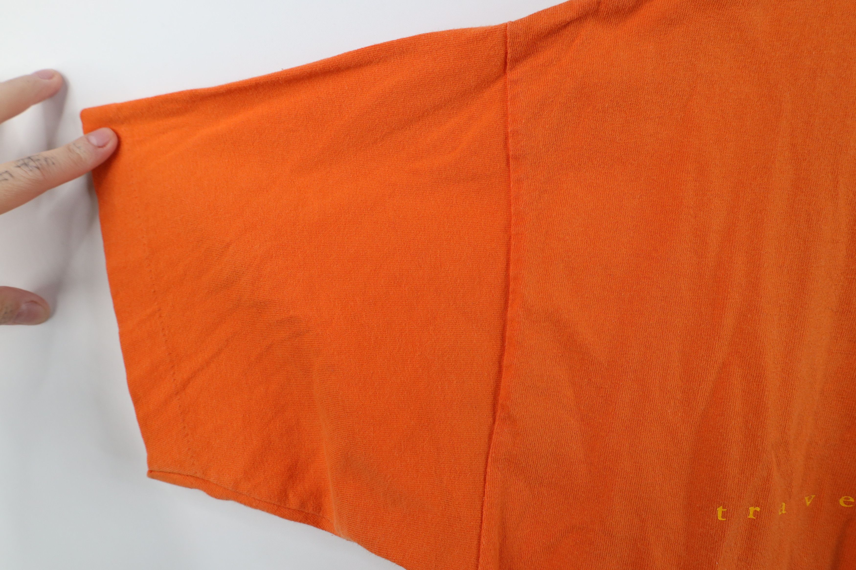 Vintage Vintage 90s City Michigan Tribal Sun T-Shirt Orange USA Size US L / EU 52-54 / 3 - 7 Thumbnail