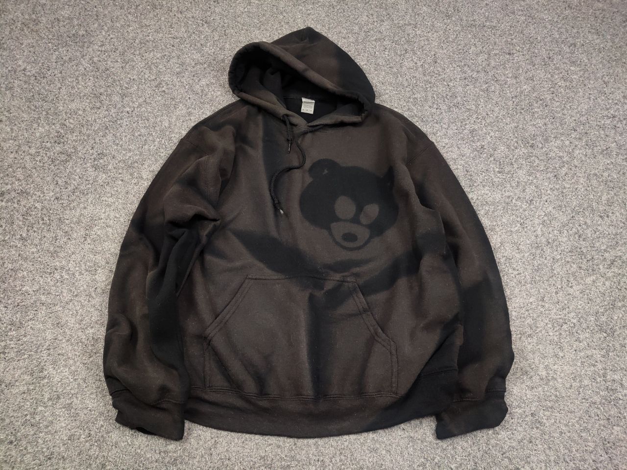 Vintage Rare Vintage 90's Dropout Bear Black Sun Faded logo Hoodie Size US M / EU 48-50 / 2 - 3 Thumbnail
