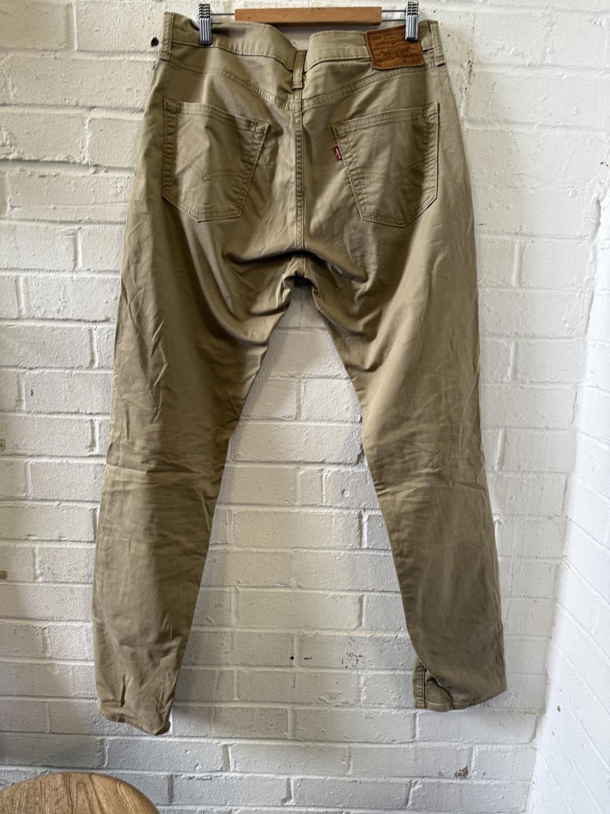 Levi's Levi's Premium Men's Khaki Chino Pants Size US 32 / EU 48 - 2 Thumbnail