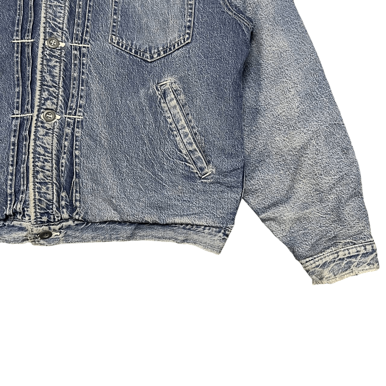 Blue Blue Japan Vintage HRM Hollywood Ranch Market Blanket Denim Jacket Size US L / EU 52-54 / 3 - 5 Thumbnail