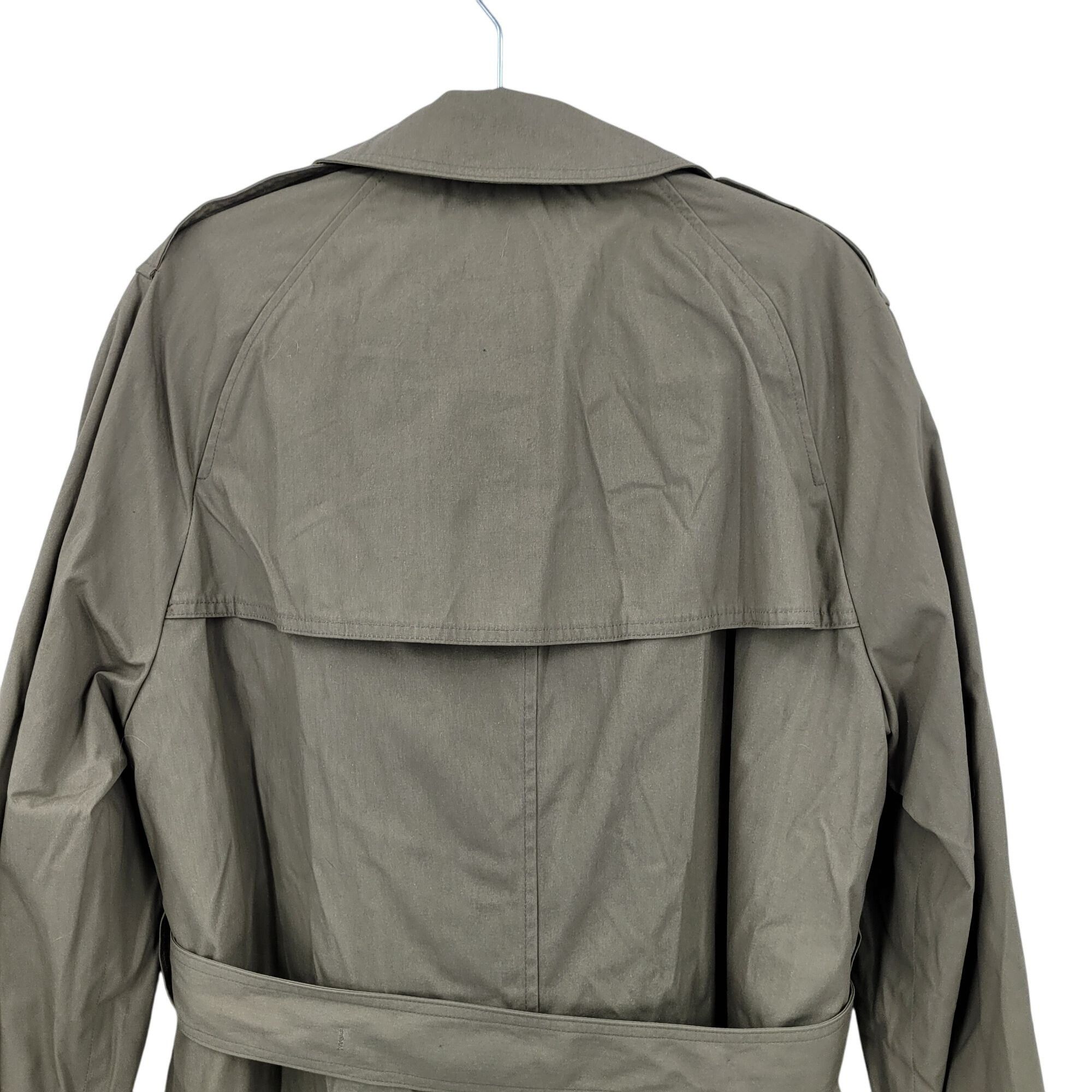 Vintage Vtg Military All-Weather Mens Trench Coat Sz 38R Khaki Doubl Size US M / EU 48-50 / 2 - 9 Thumbnail