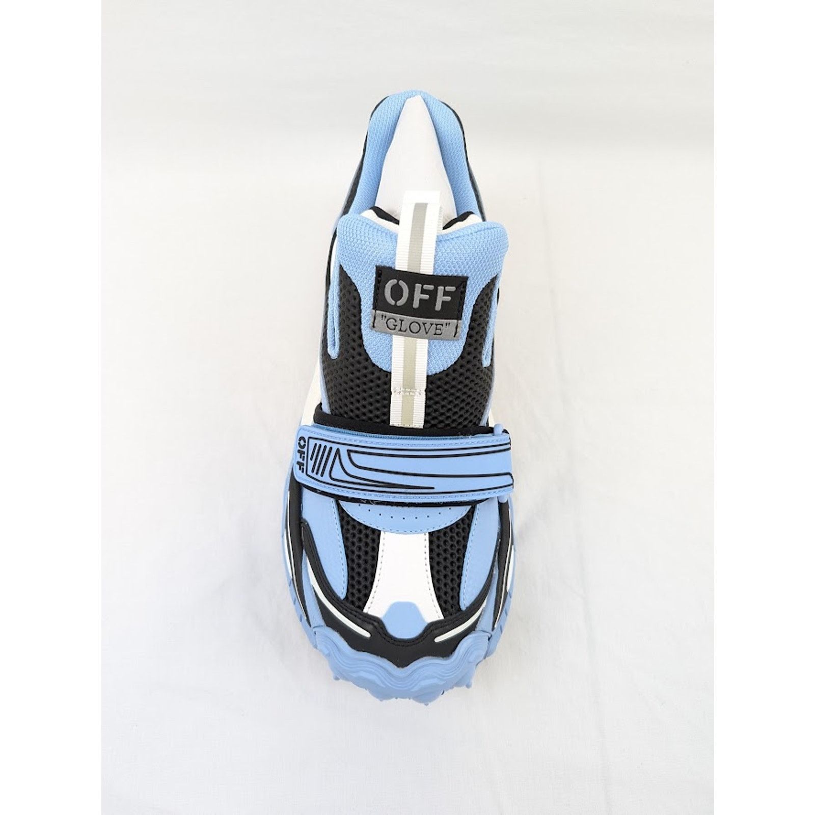 Off-White o1rshd1 Glove Slip On Sneakers in Light Blue/Black Size US 11 / EU 44 - 10 Thumbnail