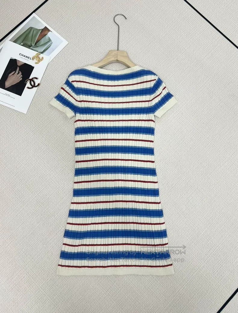 Chanel Chanel Striped dress Size XS / US 0-2 / IT 36-38 - 3 Thumbnail