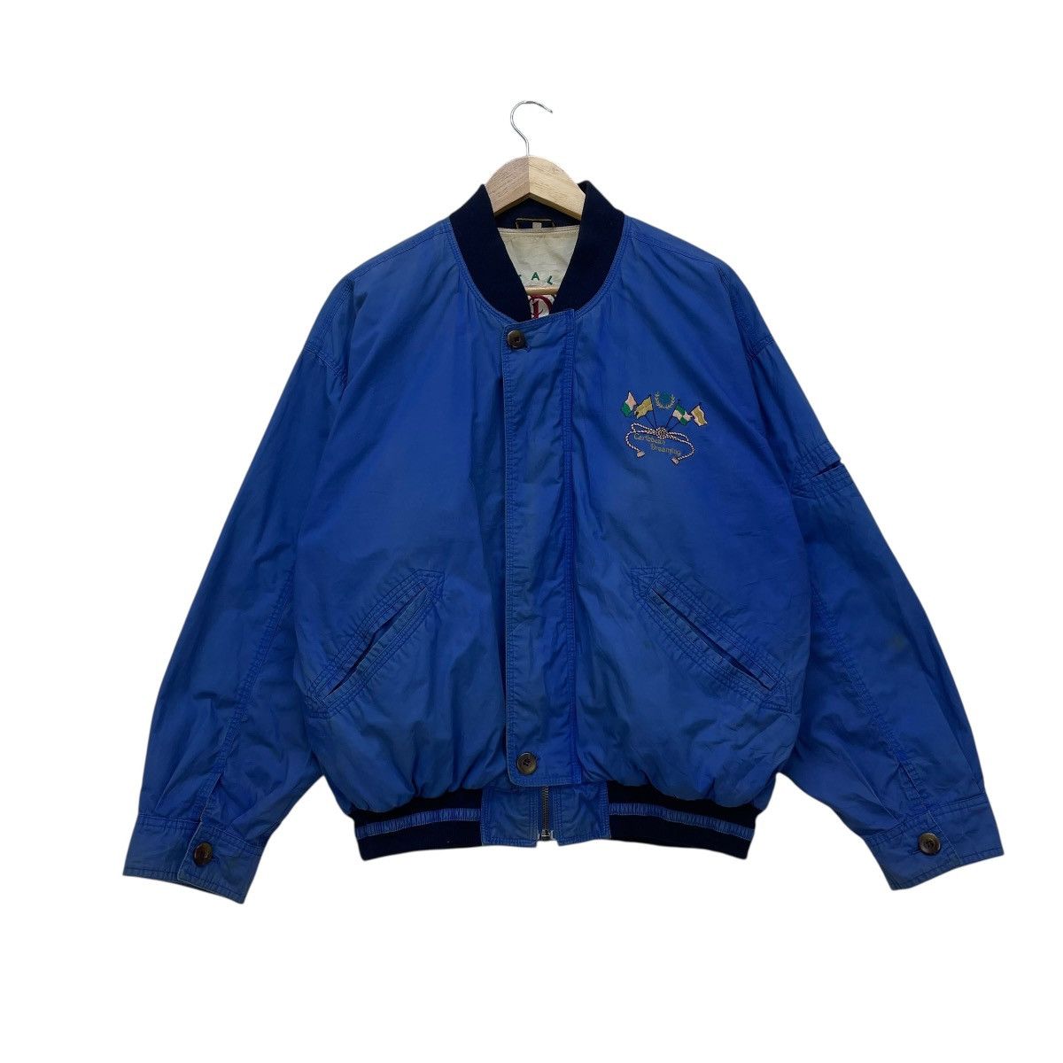 Japanese Brand 💥Vintage Japanese Brand Bomber Carribean Dreaming Jacket Size US M / EU 48-50 / 2 - 1 Thumbnail