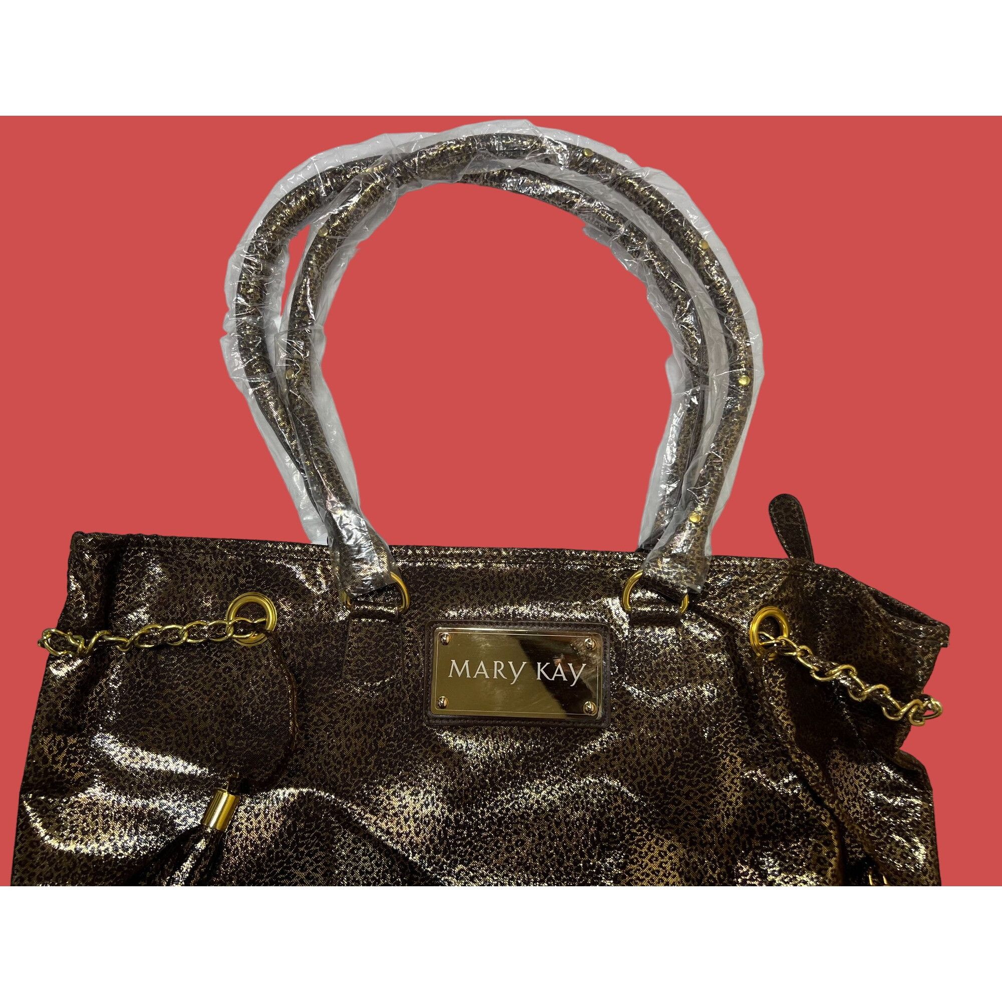 Other Mary Kay - Large Women's Gold Lame Shoulder / Handbag w / Go Size ONE SIZE - 10 Thumbnail