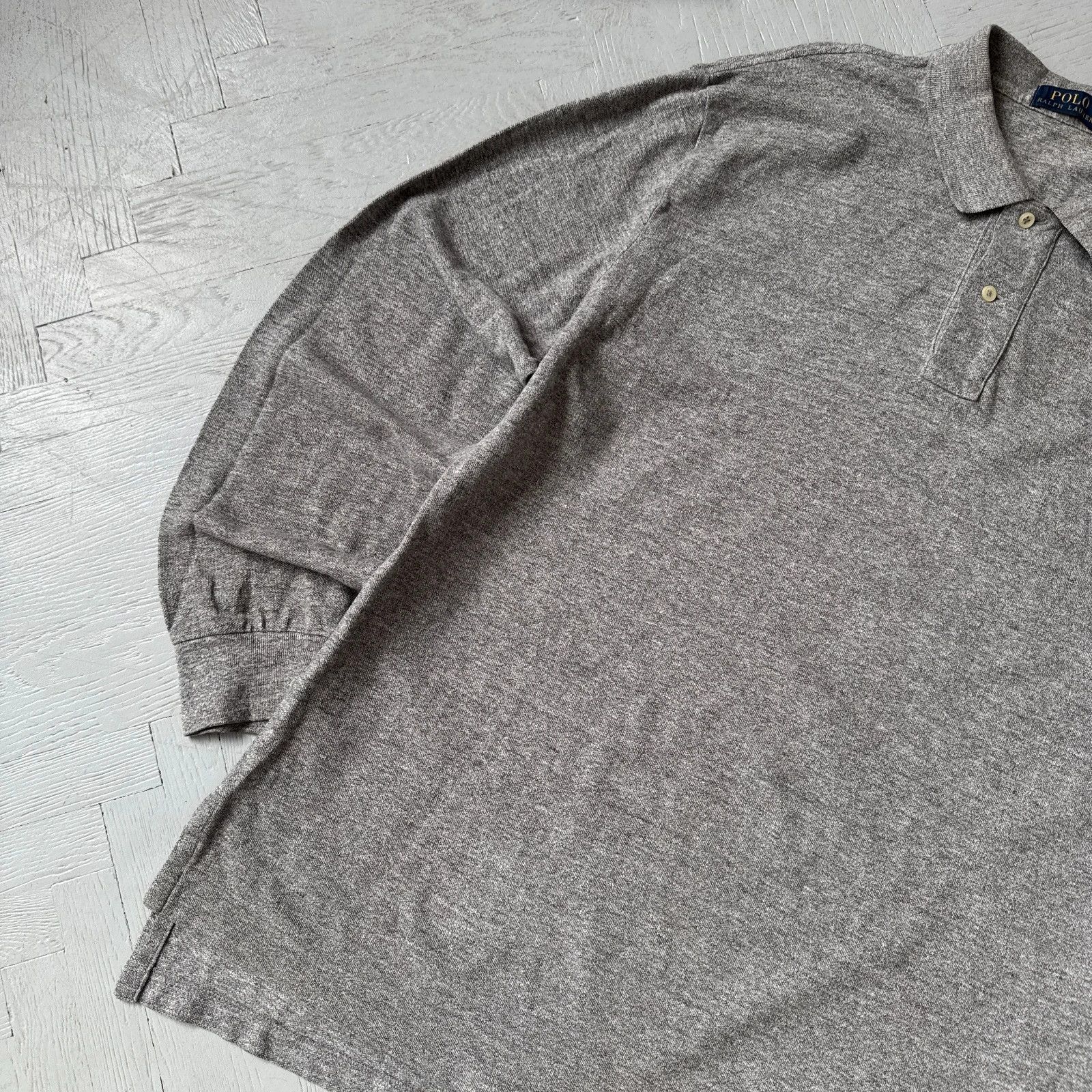 Polo Ralph Lauren Vintage Polo by Ralph Lauren Preppy Cotton Long Sleeve Shirt Size US XL / EU 56 / 4 - 2 Thumbnail