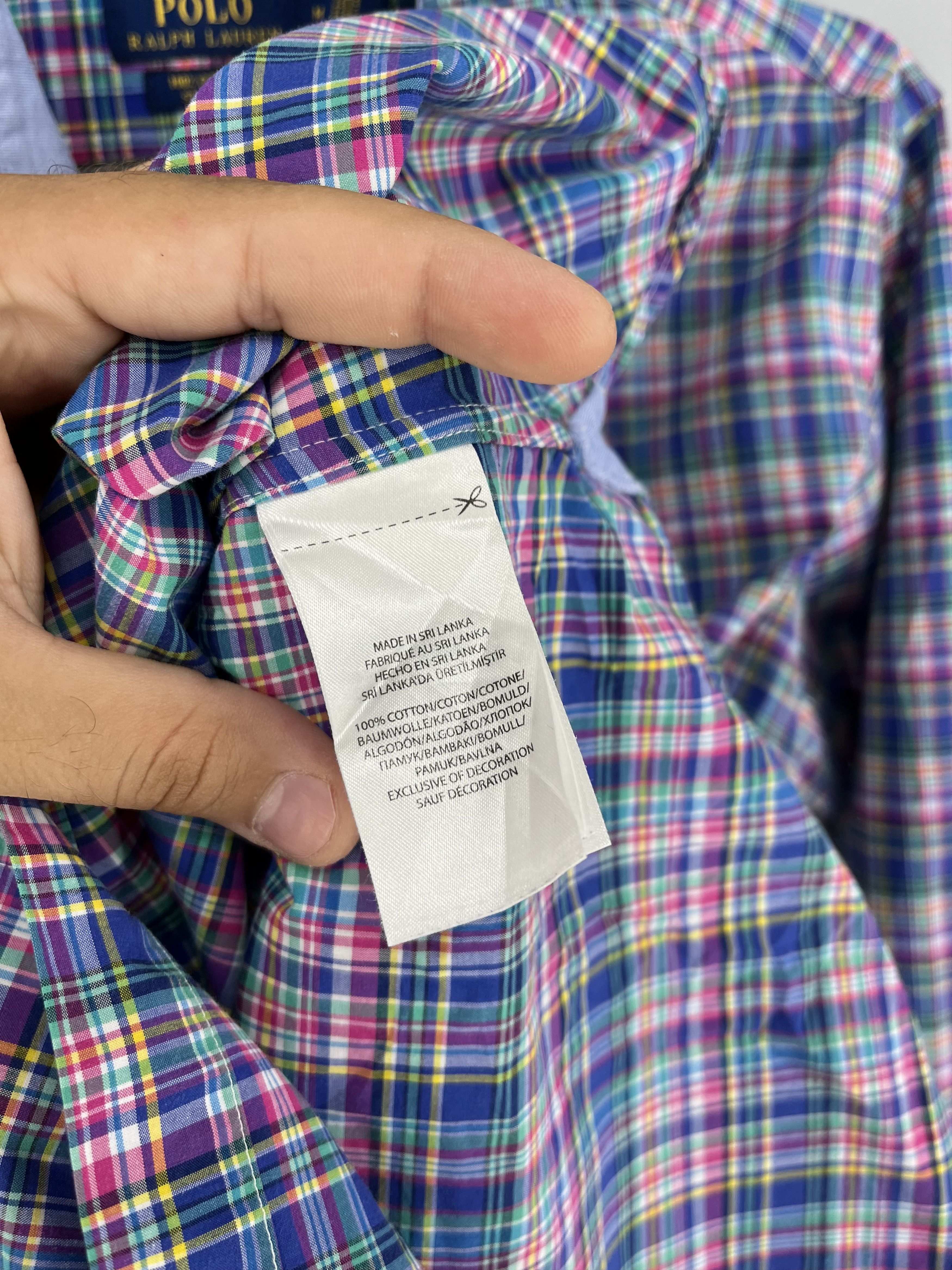 Polo Ralph Lauren Vintage y2k Polo Ralph Lauren Plaid Blake Cotton Flannel Size US M / EU 48-50 / 2 - 8 Thumbnail