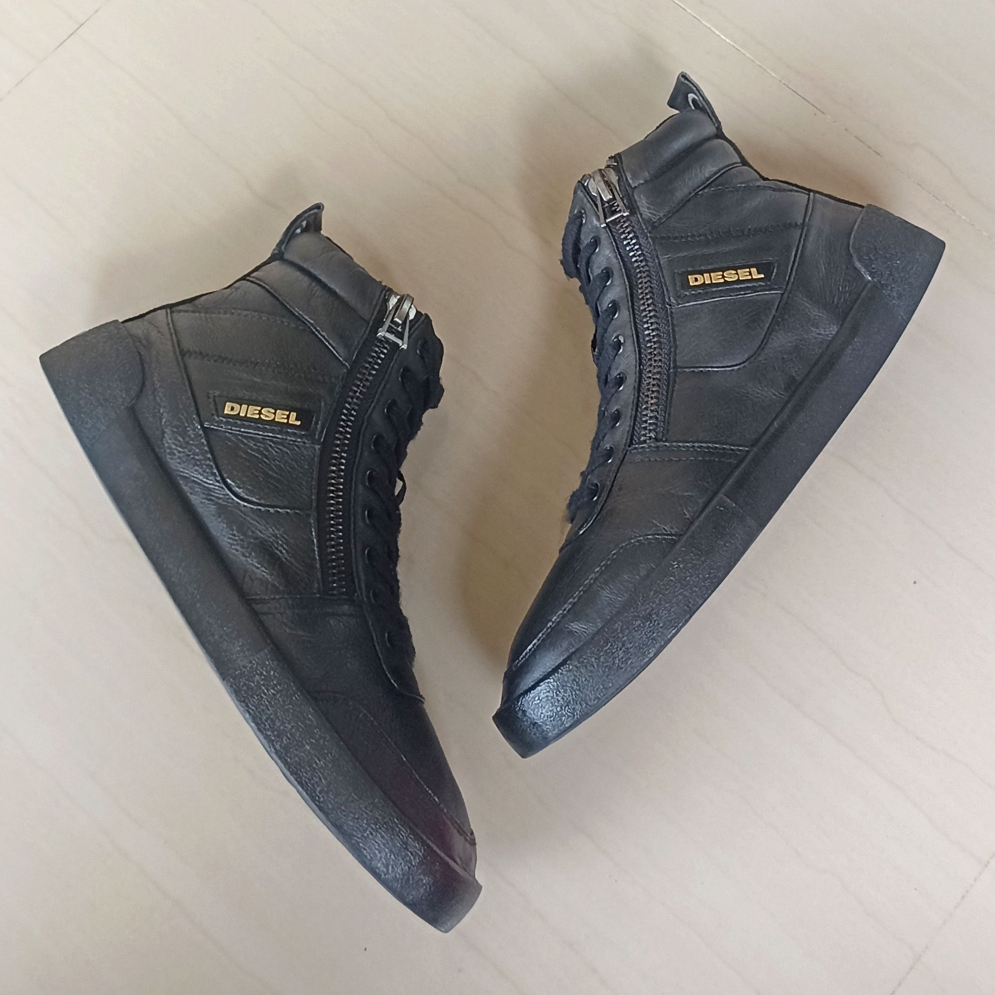 DIESEL S DVELOWS Fullblack Sneakers