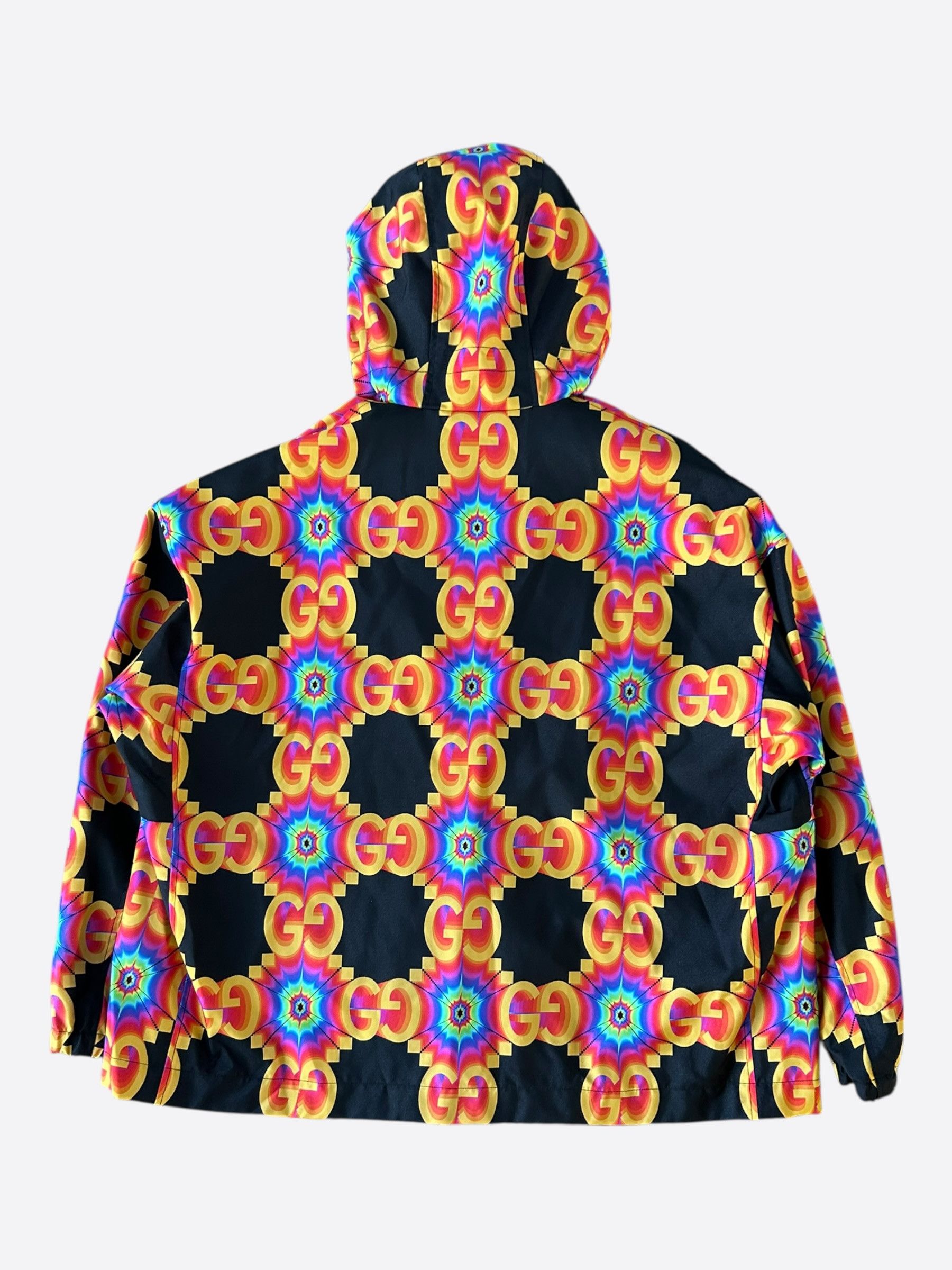Gucci Gucci Black & Multicolor GG Kaleidoscope Jacket Size US XXL / EU 58 / 5 - 2 Thumbnail