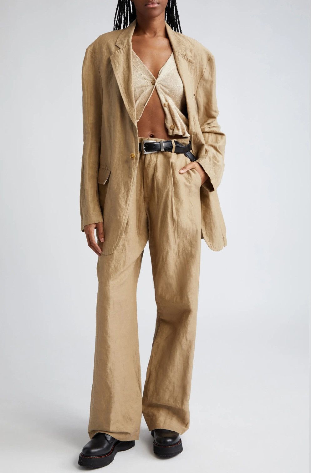 R13 R13 Jacket Oversized Ragged Blazer Size S / US 4 / IT 40 - 3 Thumbnail