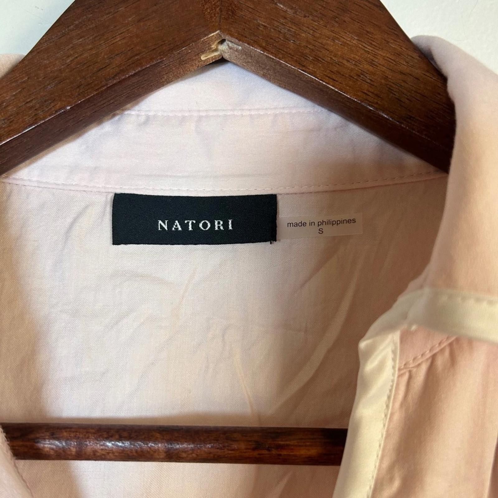 Modern Notoriety NWOT Natori Pajama Set Women Size S Pink Cotton Poplin Size ONE SIZE - 4 Thumbnail