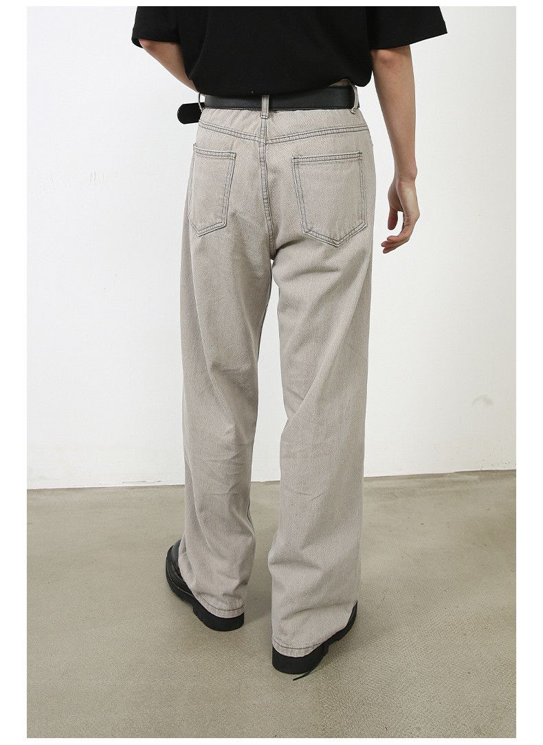 Designer × Japanese Brand Men's American washed vintage light grey jeans Size US 32 / EU 48 - 5 Thumbnail