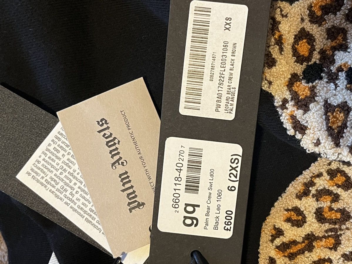 Palm Angels Palm Angels sweatshirt leopard bear Size XXS / US 00 / IT 34 - 4 Thumbnail