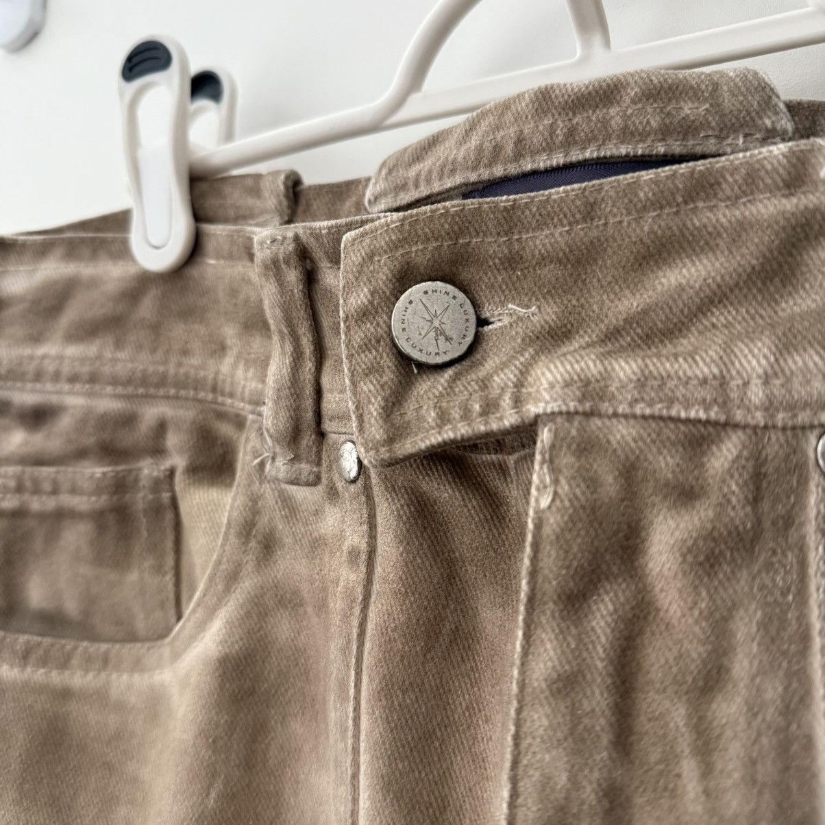 SHINE LUXURY OG Sample 1/1 – “Subhumane” Flared Kombat Cargo Pants Size US 32 / EU 48 - 4 Thumbnail