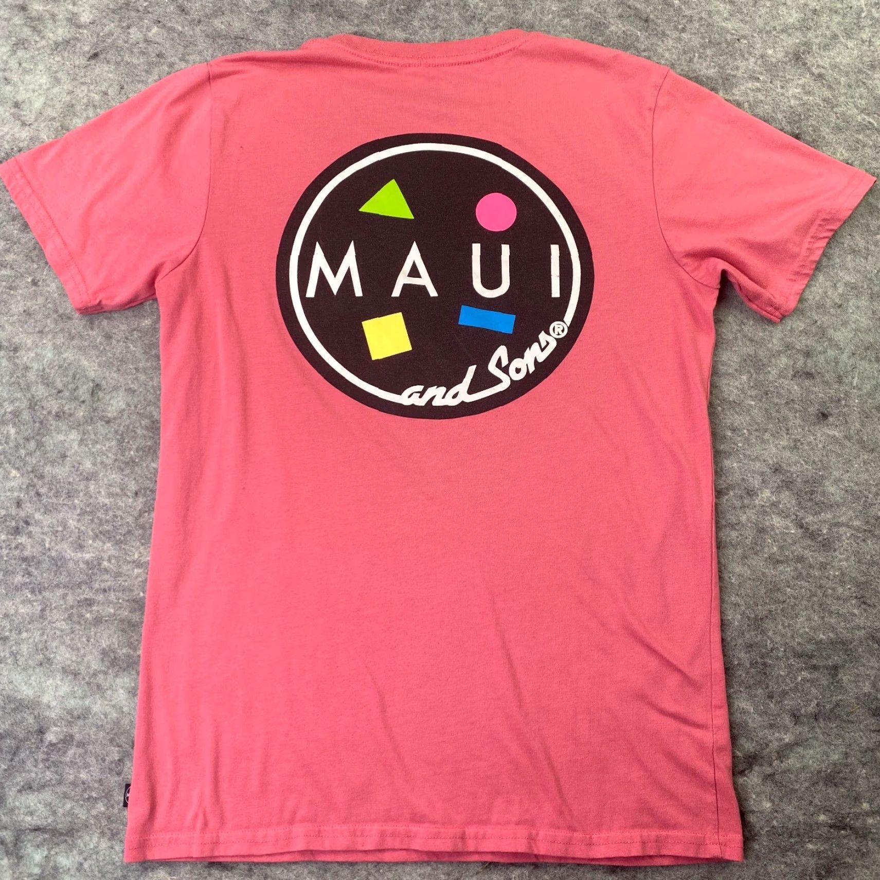 Pinko Maui And Sons Womens Shirt Small Pink Logo Graphic Tee Size S / US 4 / IT 40 - 7 Thumbnail