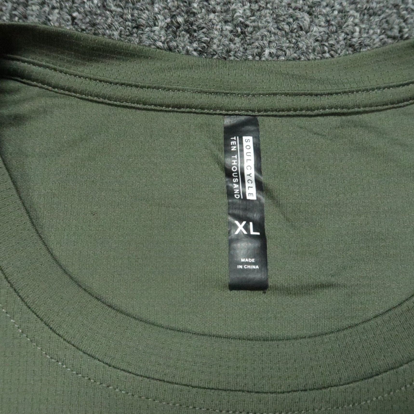 Ten Thousand Ten Thousand Shirt Men XL Green Distance Soulcycle Athletic Performance T-Shirt Size US XL / EU 56 / 4 - 3 Thumbnail