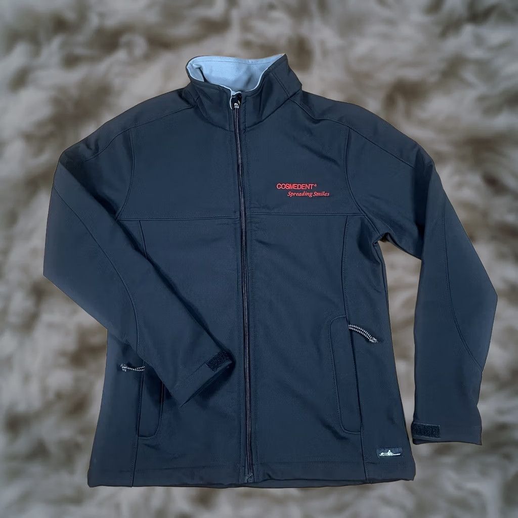 Vintage Charles River Apparel Jacket Womens S Small Black Full Zip Polyester Spandex Story: Winter Casual Travel Basic Jacket Mens, Womens Size S / US 4 / IT 40 - 1 Thumbnail