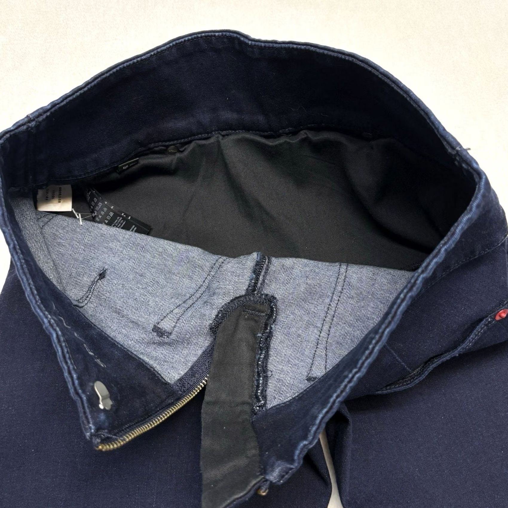 Spanx Spanx Signature Waist Slim Boot Dark Wash High Rise Jeans Size 28 Back Zip Denim Womens Bootcut 32in Inseam Size 28" / US 6 / IT 42 - 5 Thumbnail