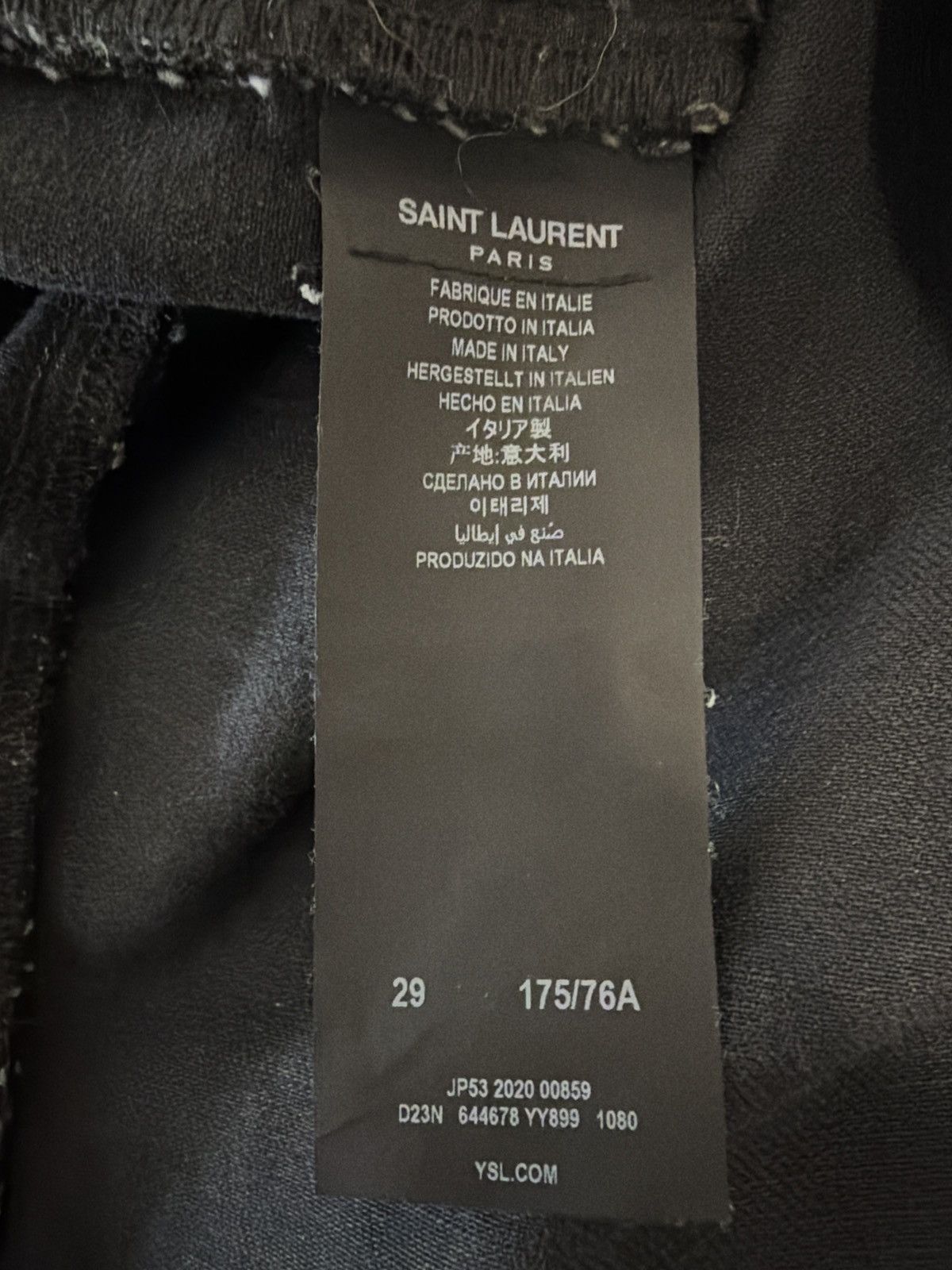 Saint Laurent Paris Saint Laurent D26 Denim Size US 29 - 6 Thumbnail