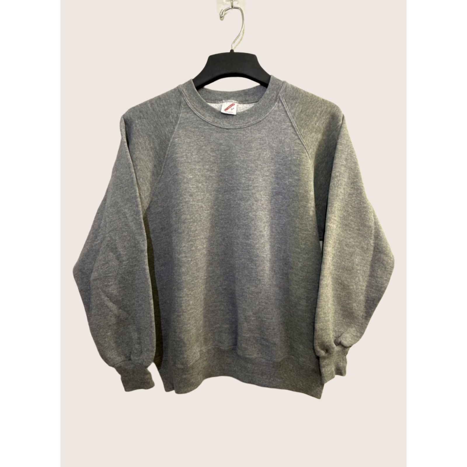 Jerzees VINTAGE JERZEES Sweatshirt L Gray Long Sleeve Crew Neck USA Men / Women Size L / US 10 / IT 46 - 1 Thumbnail