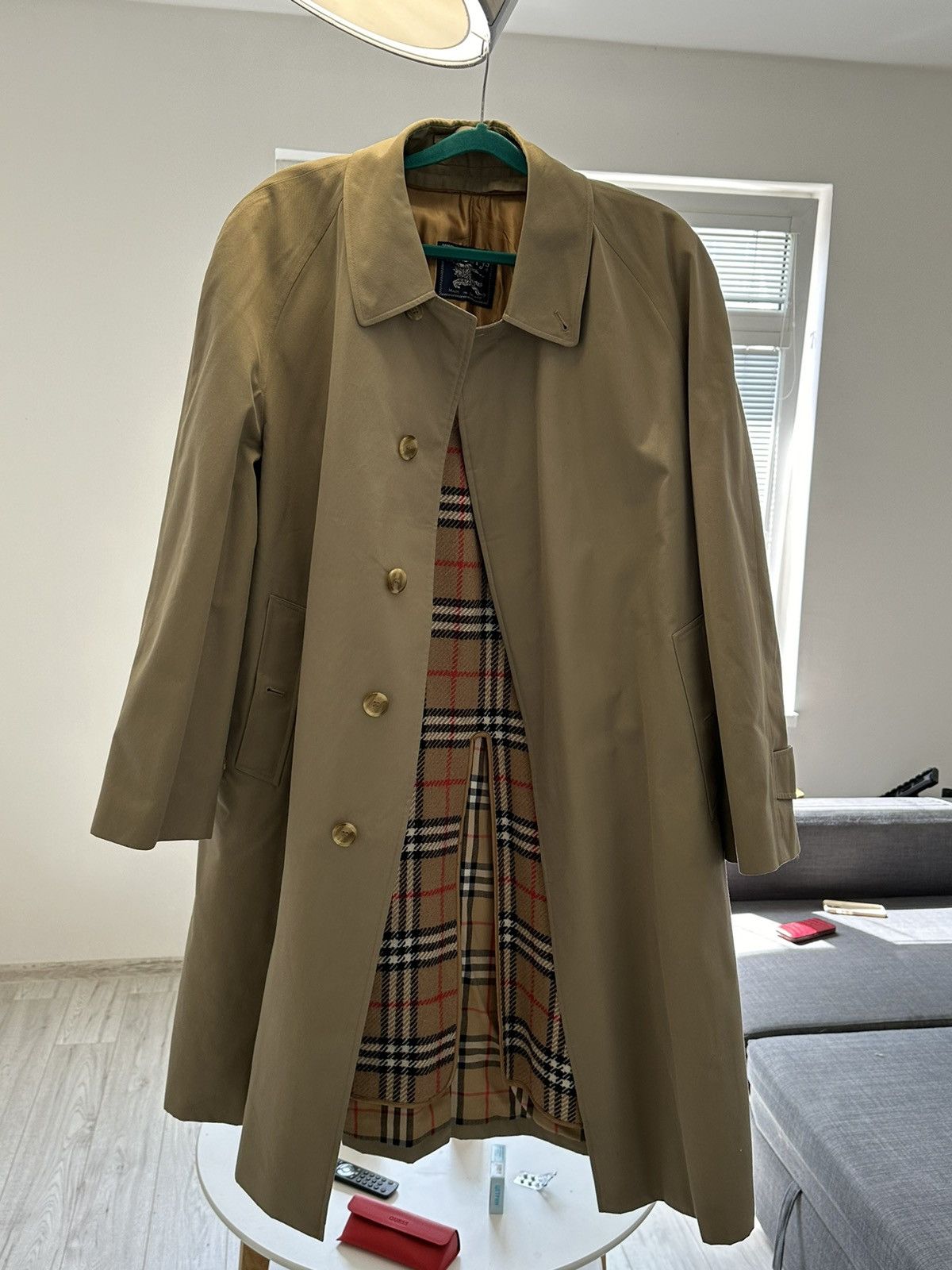 image of Burberry Trench. Burberrys in Beige, Men's (Size XL)