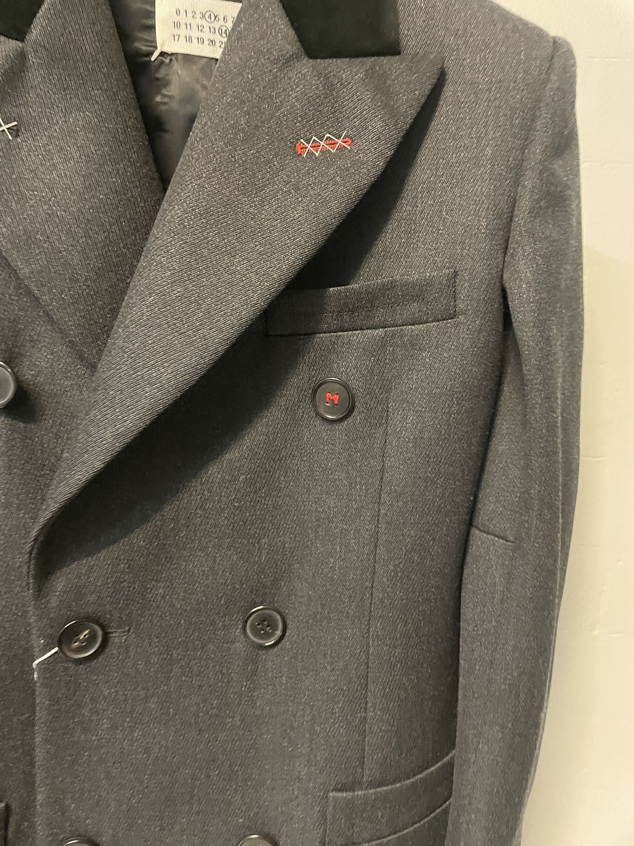 Maison Margiela Maison Margiela Spliced Work-In-Progress Wool Coat Size XS / US 0-2 / IT 36-38 - 5 Thumbnail