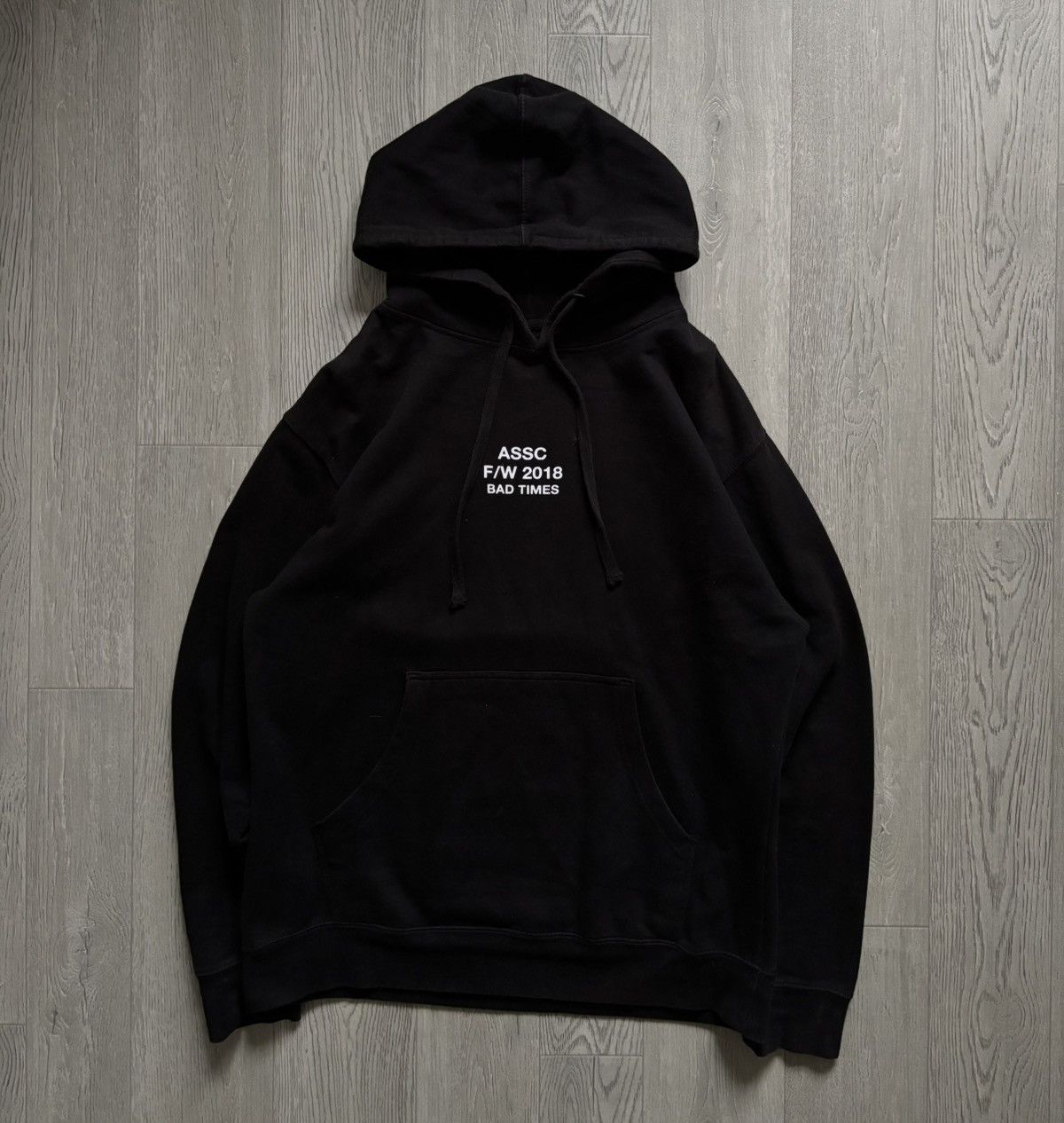 Anti Social Social Club × Vintage ASSC F/W 2018 BAD TIMES HOODIE Size US M / EU 48-50 / 2 - 3 Thumbnail