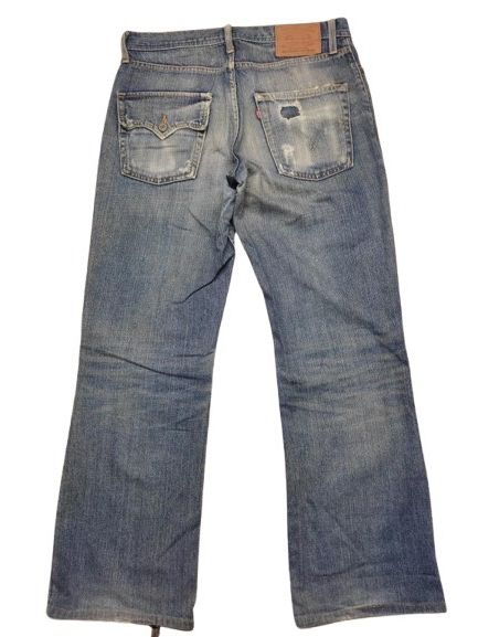 Vintage VINTAGE LEVIS JEANS MINOR DISTRESSED AND FADED STYLE Size US 34 / EU 50 - 3 Thumbnail