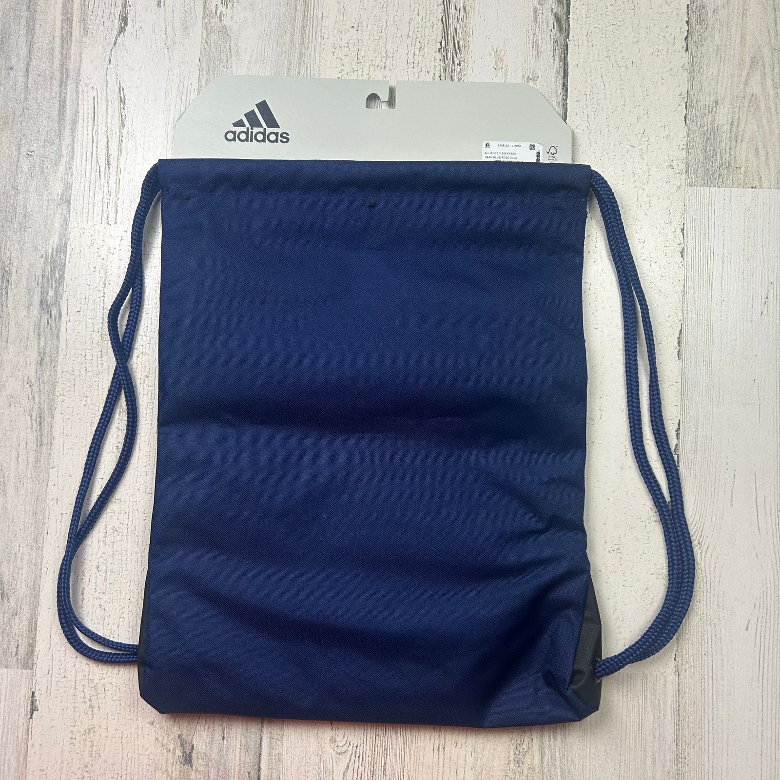 Adidas Adidas Alliance II Sackpack Sling Backpack Black / Gold New! Size ONE SIZE - 3 Thumbnail