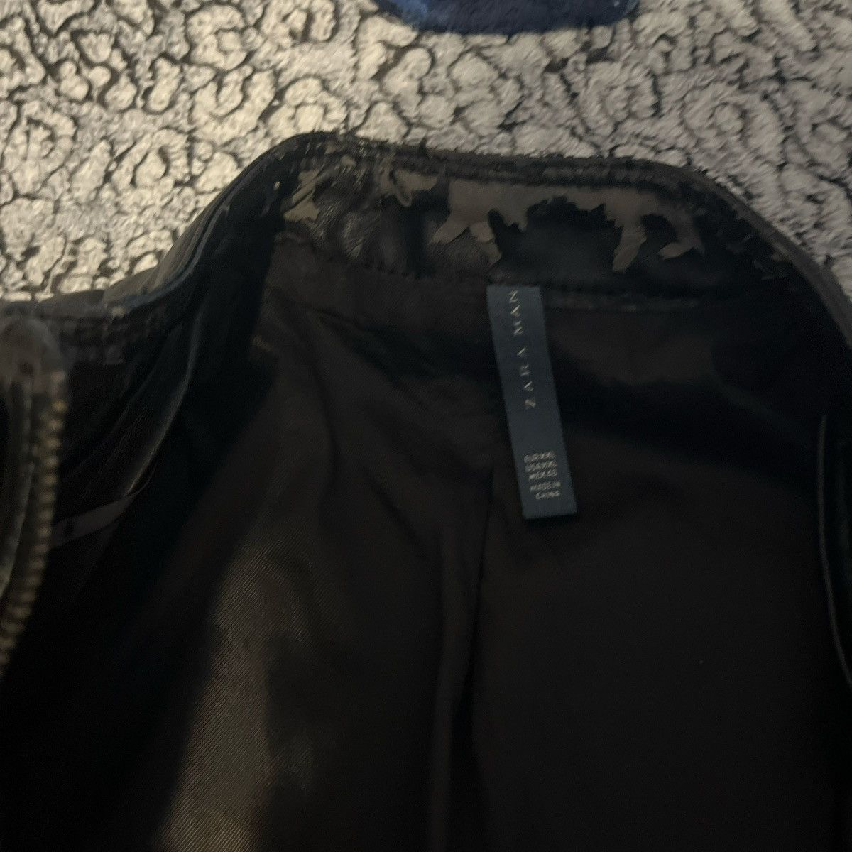 Zara Zara Leather jacket Size US XXL / EU 58 / 5 - 3 Thumbnail
